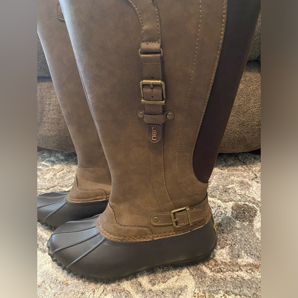 JBU Jambu Colorado Encore Duck Boots Women’s 7 Brown Winter Cozy Rubber - Picture 2 of 9